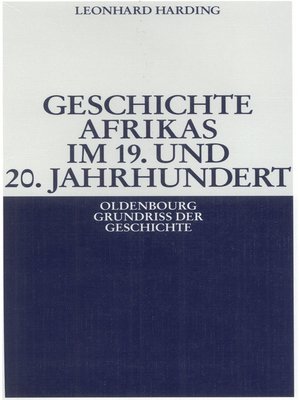 cover image of Geschichte Afrikas im 19. und 20. Jahrhundert